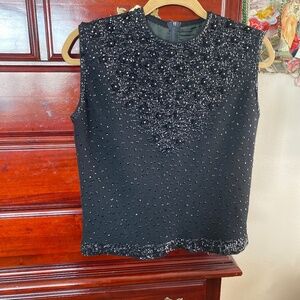 Sequins sleeveless Top